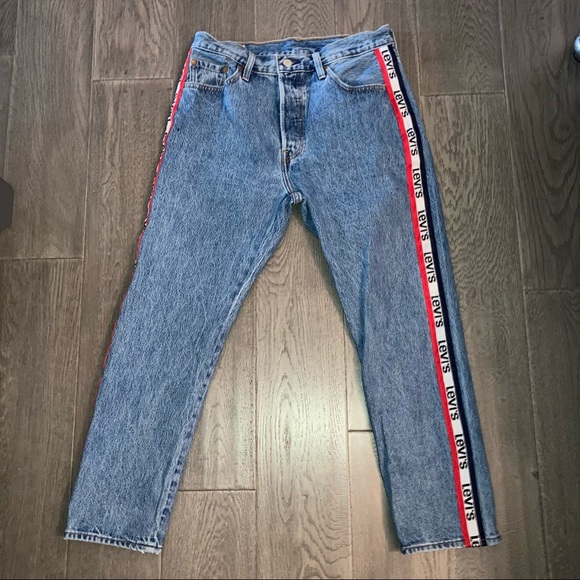 Levi's Denim - Levi’s special edition 501 jeans, ribbon  detail